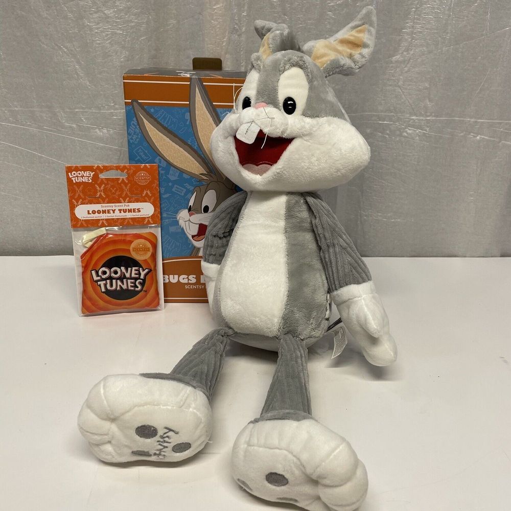 Looney‎ Tunes Bugs Bunny Plush Toy Scentsy Scented Buddy New With Box